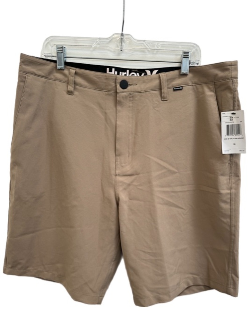 Hurley One & Only Walkshort Men’s 36 Khaki Tan Chino Shorts NWT